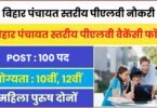 Bihar Panchayat Level PLV Bharti 2023 | बिहार पंचायत स्तरीय पीएलवी नौकरी, आवेदन फॉर्म शुरू