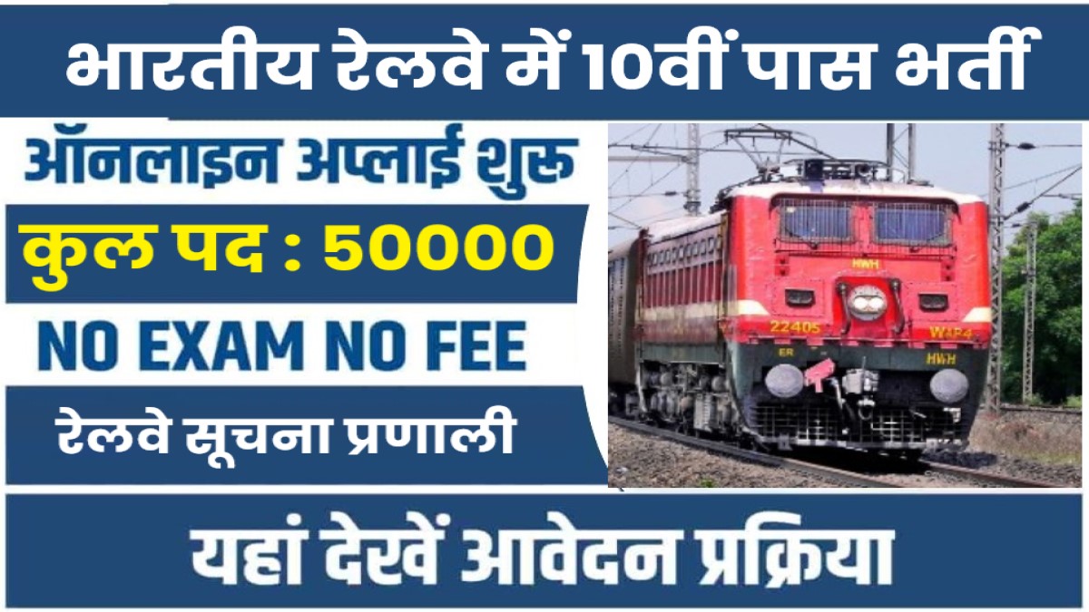 Indian Railway Recruitment 2023 | भारतीय रेलवे में 10वीं पास के लिए बम्पर भर्तियां, ऐसे करें आवेदन