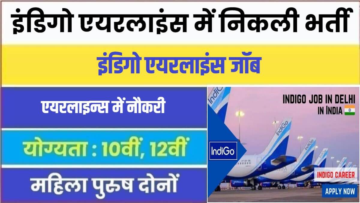 Indigo Airlines Jobs Bharti 2023 | इंडिगो एयरलाइंस में निकली भर्ती, भर दे फॉर्म
